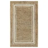 Low Price Braided Border Natural & Ivory Jute Accent Rug, 27 45