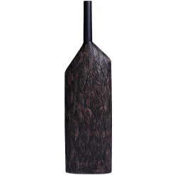 Low Price Brown Leaf Patterned Vase, 27