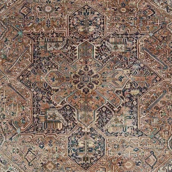 Low Price (D574) Freya Red Medallion Washable Area Rug, 5 7