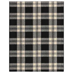 Low Price (D499) Honeybloom Ivory Buffalo Check Area Rug, 7 10