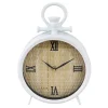 Low Price Grace Mitchell White Metal Table Clock, 10