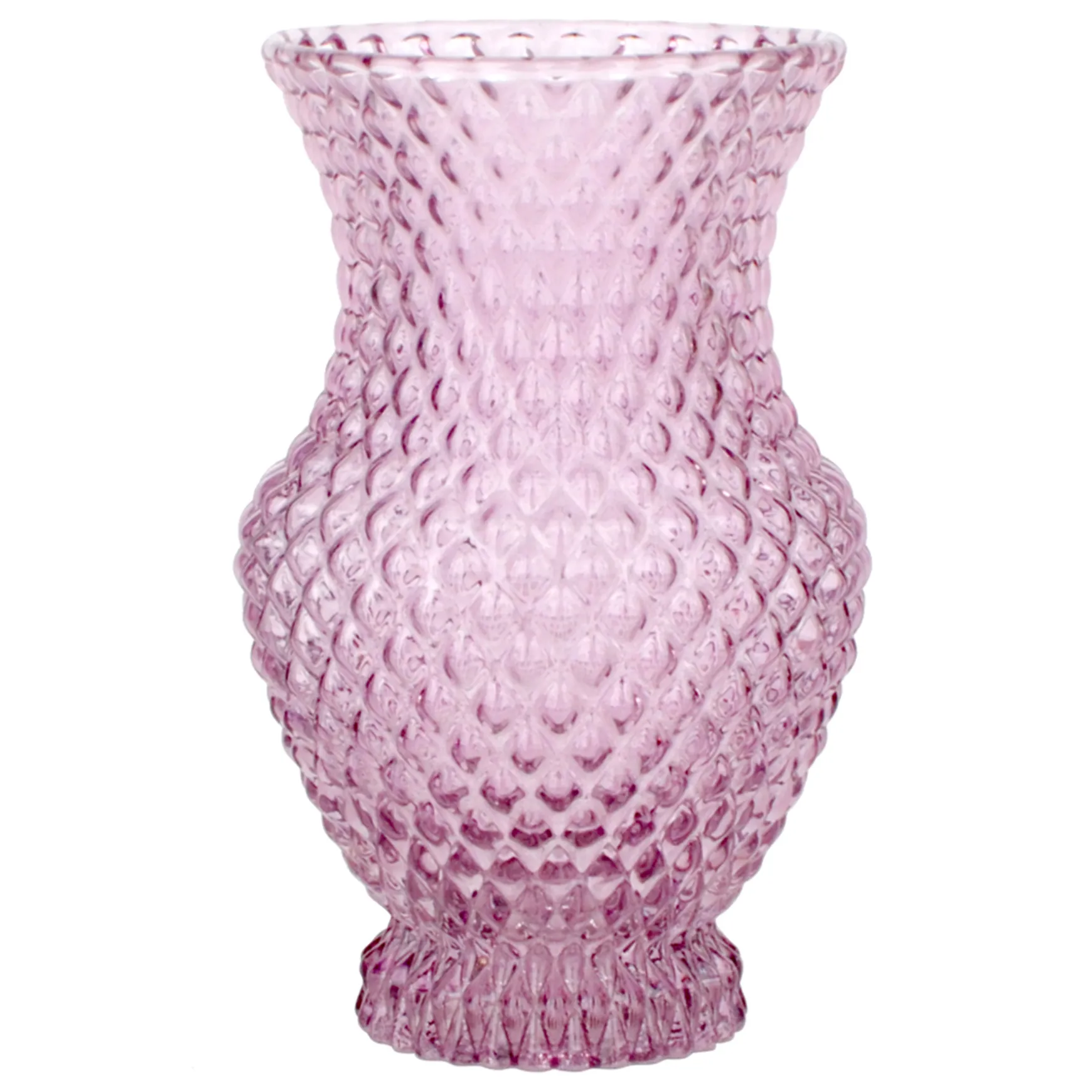 Low Price Grace Mitchell Purple Textured Glass Vase, 6