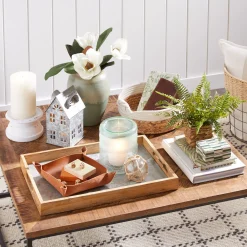 Low Price Leather Decorative Tray, 7