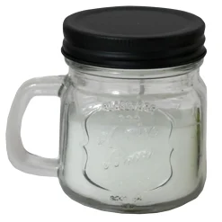 Low Price Mini Clear Mason Jar Citronella Candle