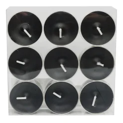 Low Price 9-Pack Black Unscented Tealights, 5