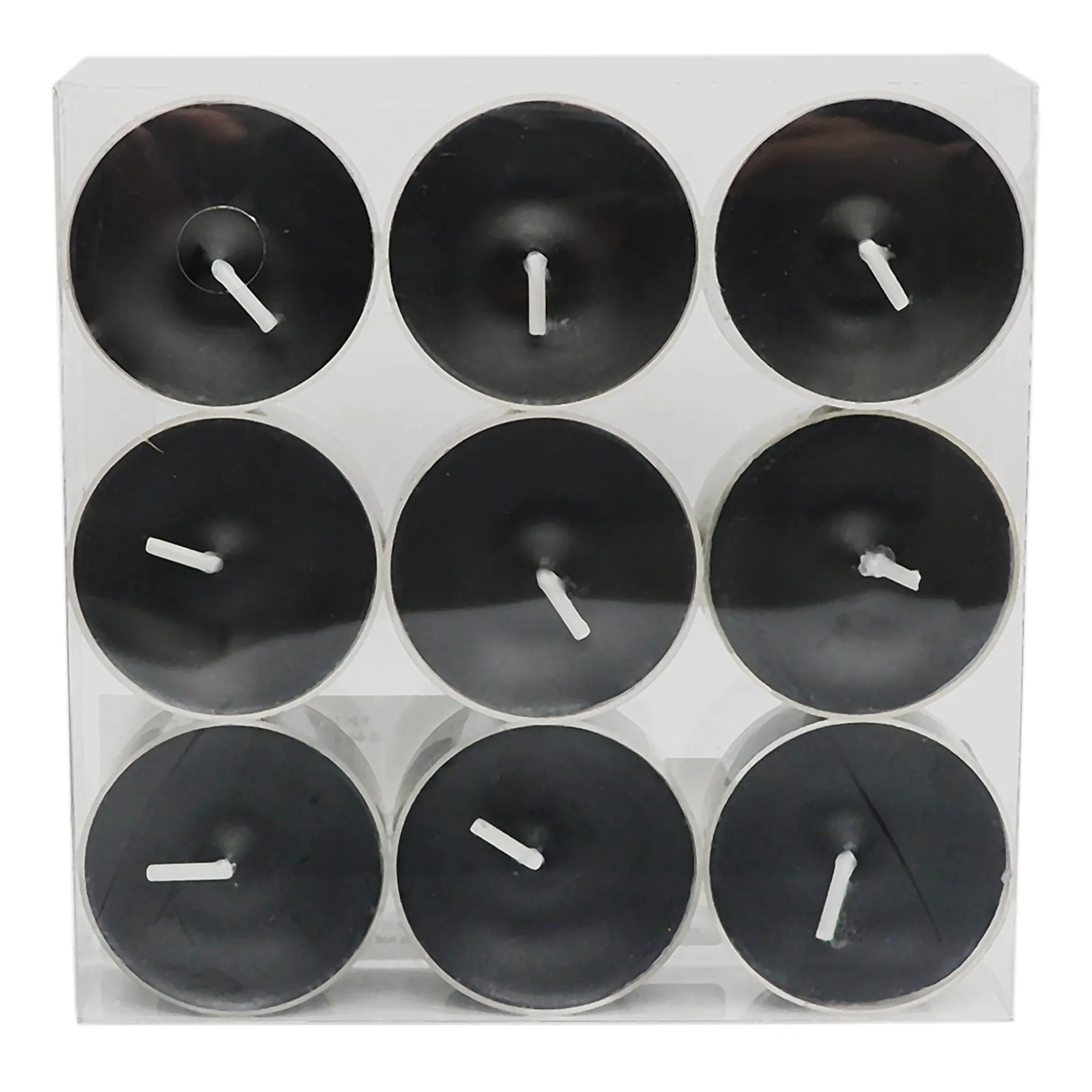 Low Price 9-Pack Black Unscented Tealights, 5