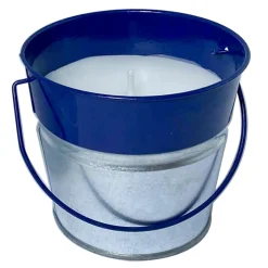 Low Price 3-Pack Red, White & Blue Galvanized Bucket Citronella Candles, 7Oz