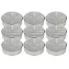 Low Price 9-Pack Silver Glittered Unscented Tealights