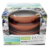 Low Price 3-Pack Terracotta Citronella Dish Candles