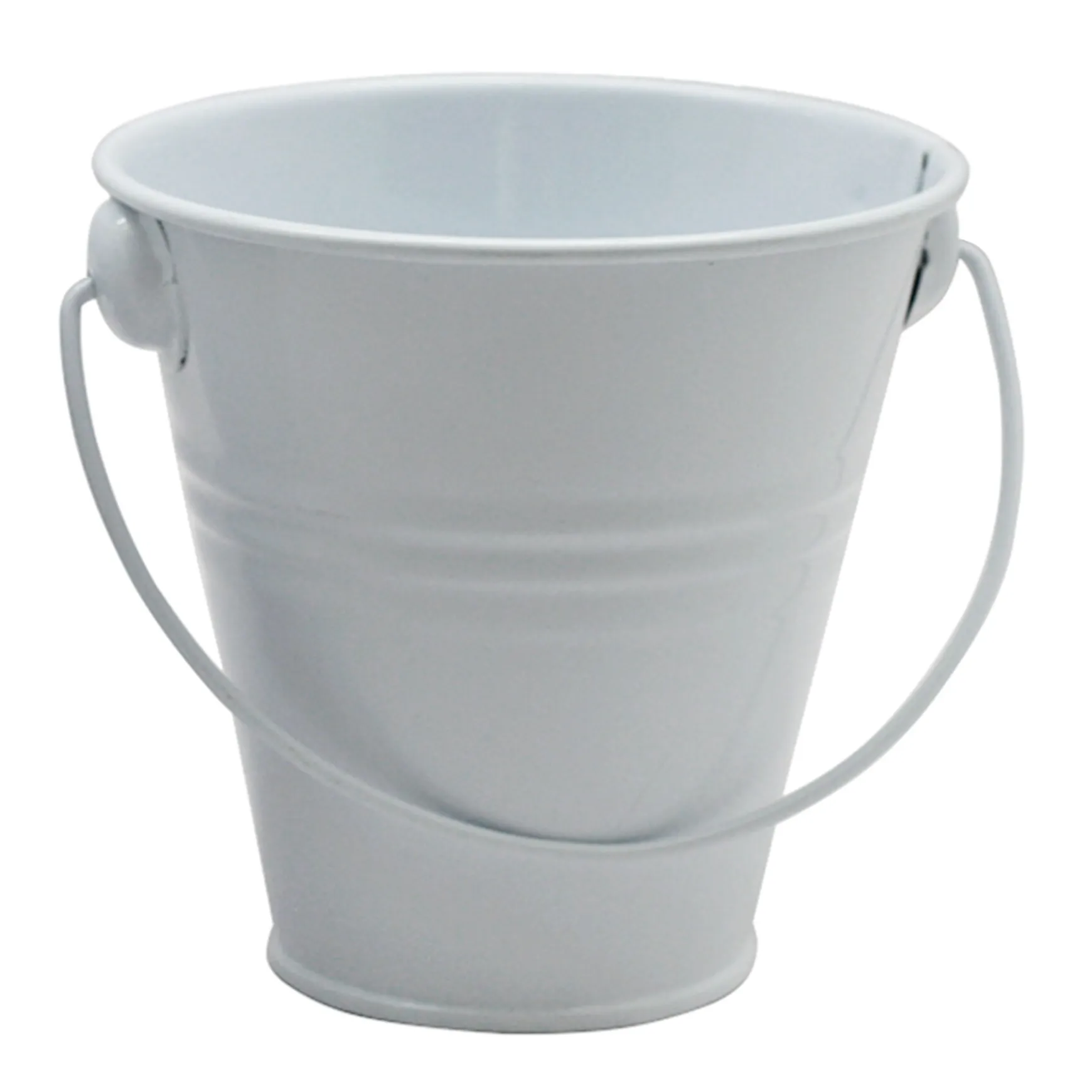 Low Price 2-Pack White Citronella Painted Bucket Candles, Small
