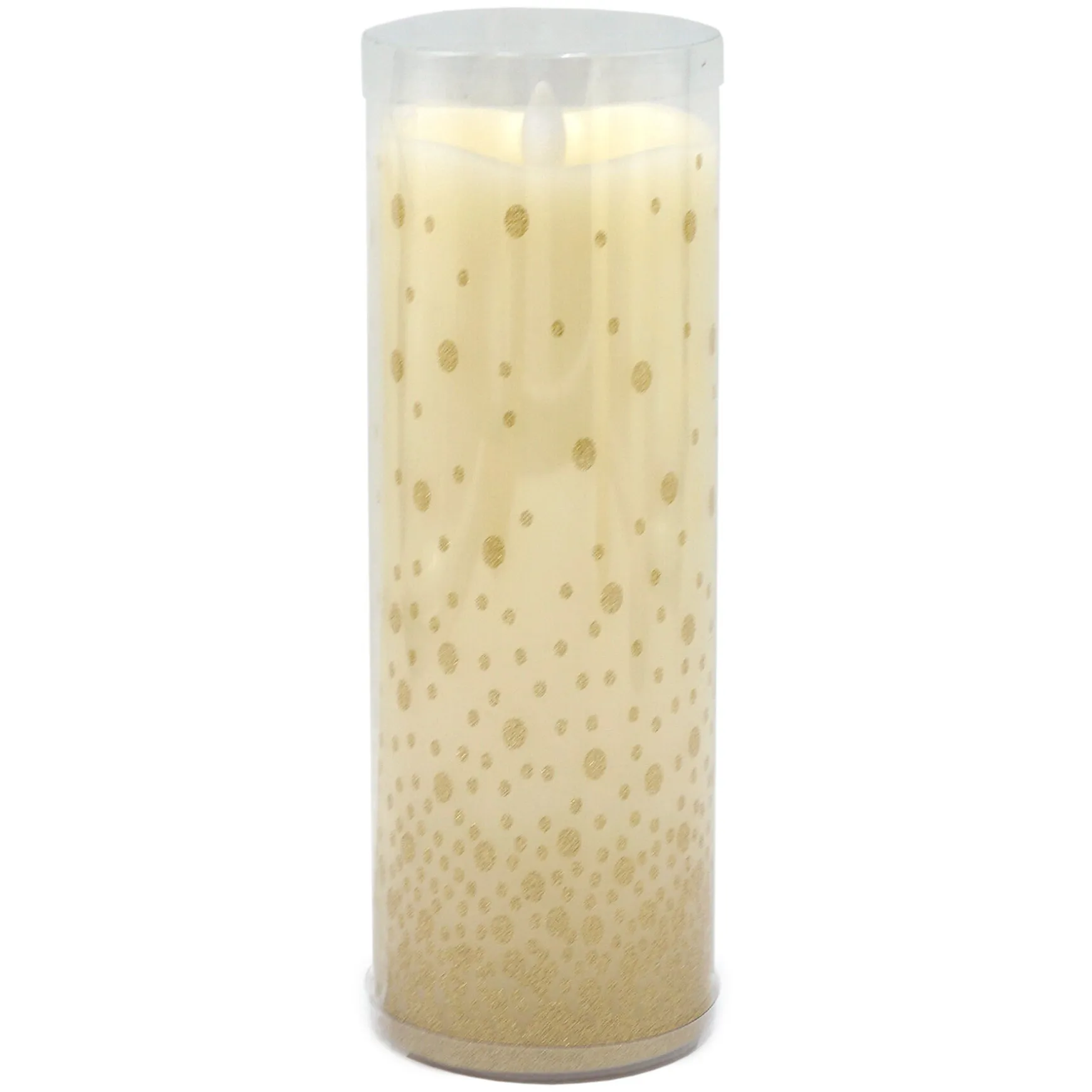 Low Price 3X8 Led Wax Candle With 6 Hour Timer Gold