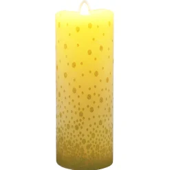 Low Price 3X8 Led Wax Candle With 6 Hour Timer Gold