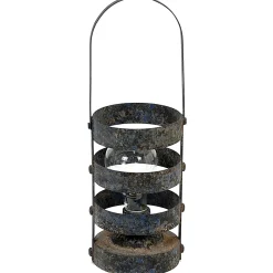 Original Blue Rusted Lantern, 7