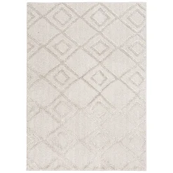 Original (D560) Brantley Grey Diamond Design Area Rug, 5 7