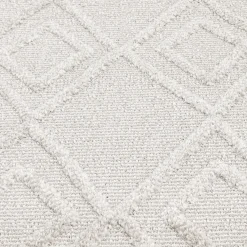 Original (D560) Brantley Grey Diamond Design Area Rug, 5 7