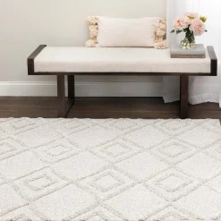 Original (D560) Brantley Grey Diamond Design Area Rug, 5 7