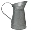 Original Galvanized Metal Vase, 8.5