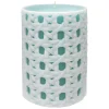 Original Grace Mitchell Green Basket Pillar Candle, 6
