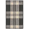 Original Grey & Ivory Plaid Kitchen Mat, 2 3