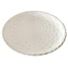 Original Honeybloom White Woven Decorative Platter, 12