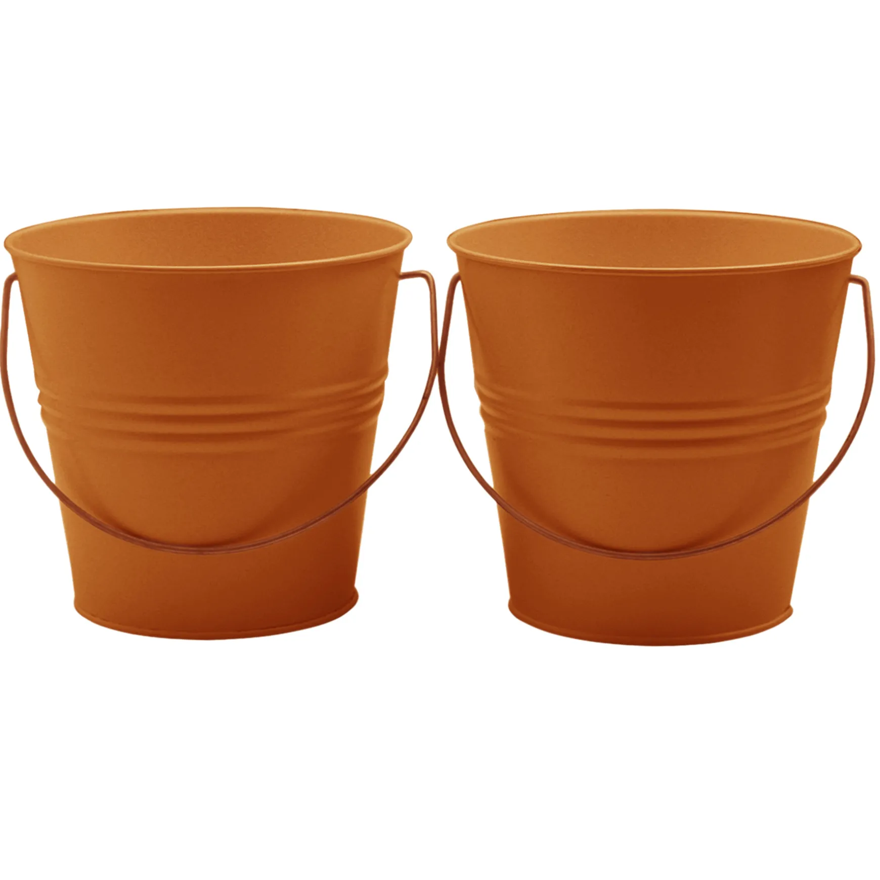 Original 2-Pack Orange Paint Bucket Citronella Candles, 8Oz