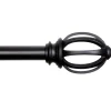 Outlet Sale 66-120 Fast Fit Lilly Cage Black Window Decorative Rod 5/8