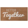 Outlet Sale Better Together Block Sign, 10 5