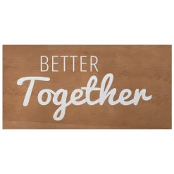 Outlet Sale Better Together Block Sign, 10 5