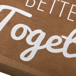 Outlet Sale Better Together Block Sign, 10 5