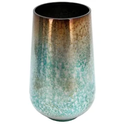 Outlet Sale Blue Ombre Metal Vase, 14