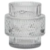 Outlet Sale Grey Glass Votive Candle Holder, 3