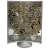 Outlet Sale Grey Silver Mosaic Wall Sconce, 10