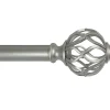 Outlet Sale Nicole 1 Diameter Window Tension Rod 41 X72 , Nickel Finish