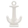 Outlet Sale Ty Pennington White Ceramic Anchor Figurine, 5 8