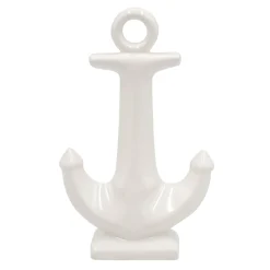 Outlet Sale Ty Pennington White Ceramic Anchor Figurine, 5 8