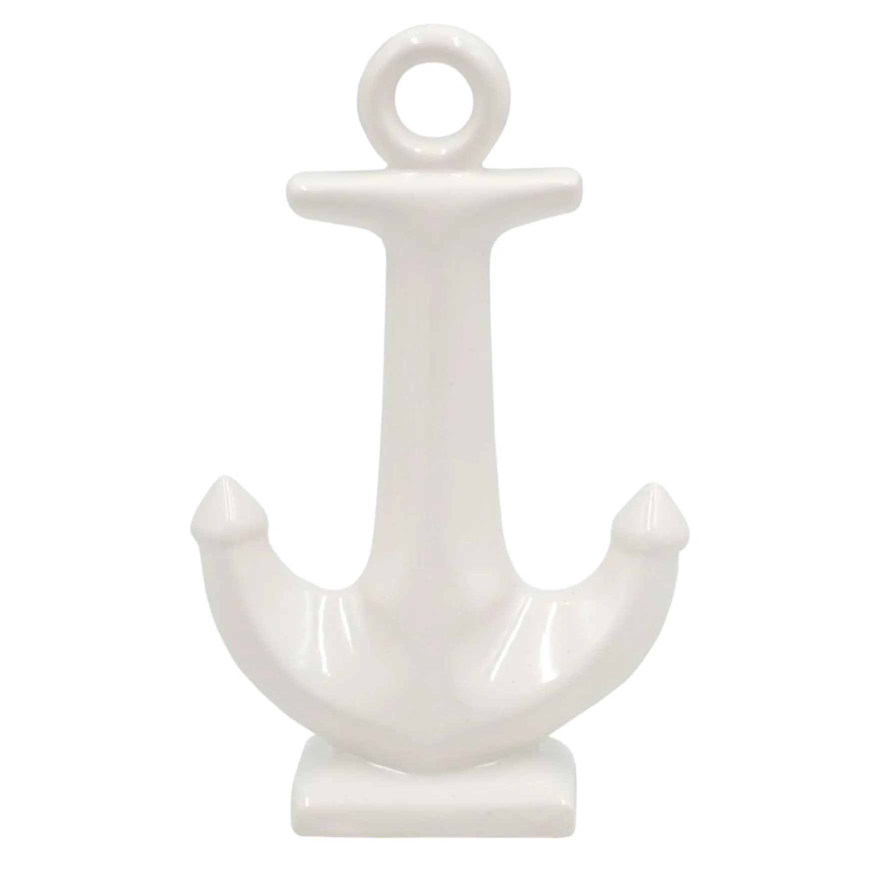 Outlet Sale Ty Pennington White Ceramic Anchor Figurine, 5 8