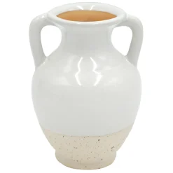 Outlet Sale White Ceramic Vase, 4.5