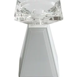 Outlet Sale White Glass Candle Holder, 5