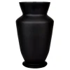 Premium Black Glass Vase, 8.5