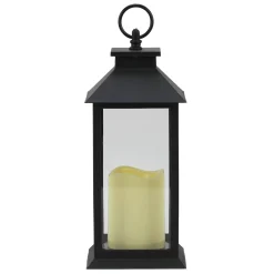 Premium Black Led Lantern, 12