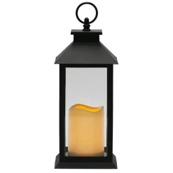 Premium Black Led Lantern, 12