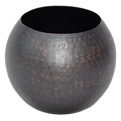 Premium Iron Hammered Floral Vase, 12