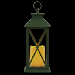 Premium Light Green Pre-Lit Led Lantern, 12