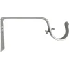 Premium Silver 1 Inch Single Rod Bracket