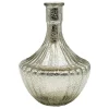 Premium Silver Mercury Glass Vase, 9
