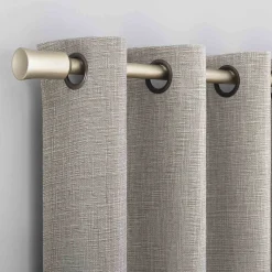 Premium Sun Zero Pacey Grey Blackout Grommet Curtain Panel, 84