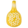 Premium Tracey Boyd Yellow Floral Ceramic Vase, 8
