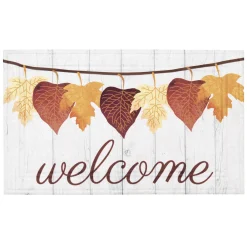 Premium Welcome Leaf Line Doormat, 18 30