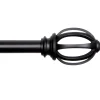 Reliable Quality 36-66 Fast Fit Lilly Cage Black Window Decorative Rod 5/8
