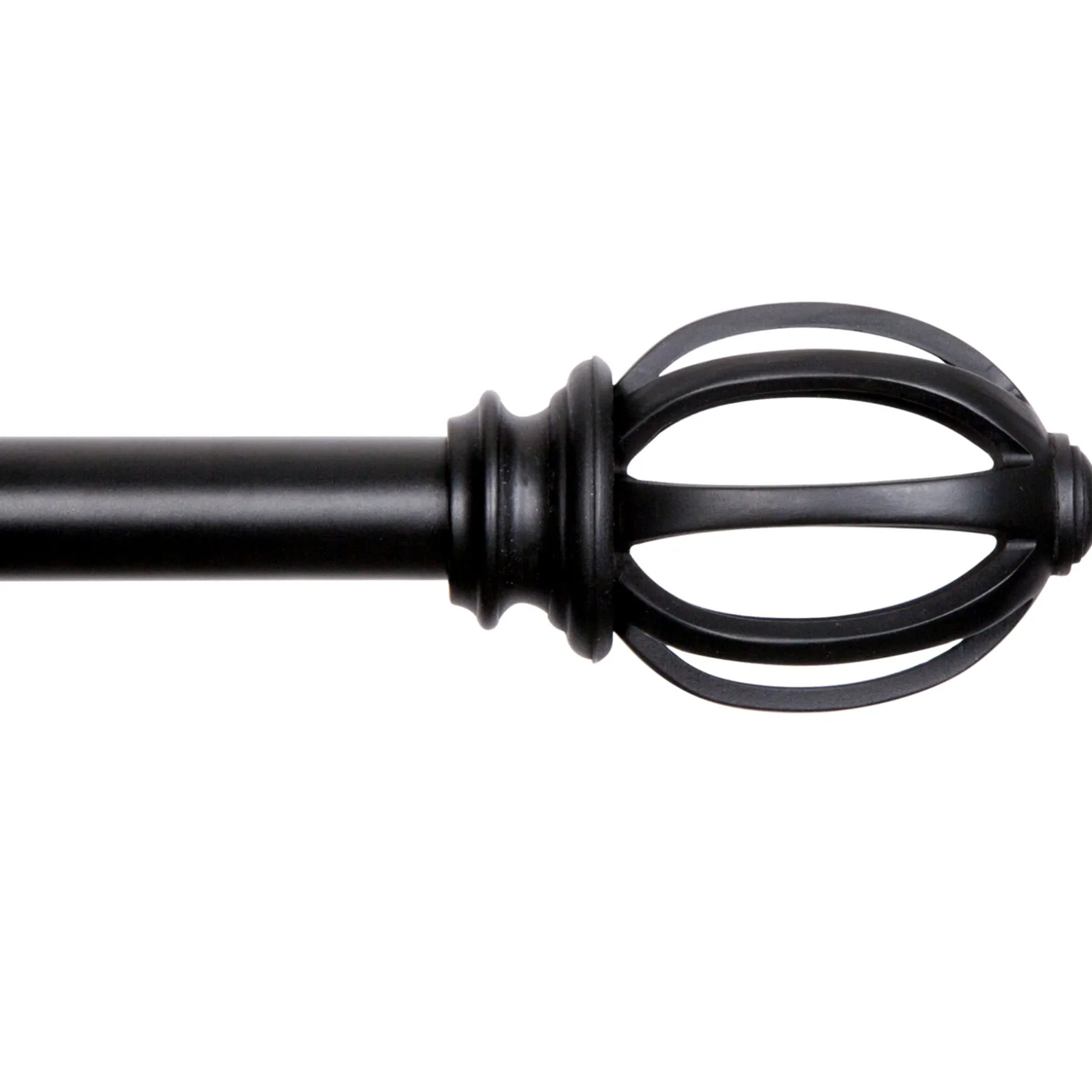 Reliable Quality 36-66 Fast Fit Lilly Cage Black Window Decorative Rod 5/8